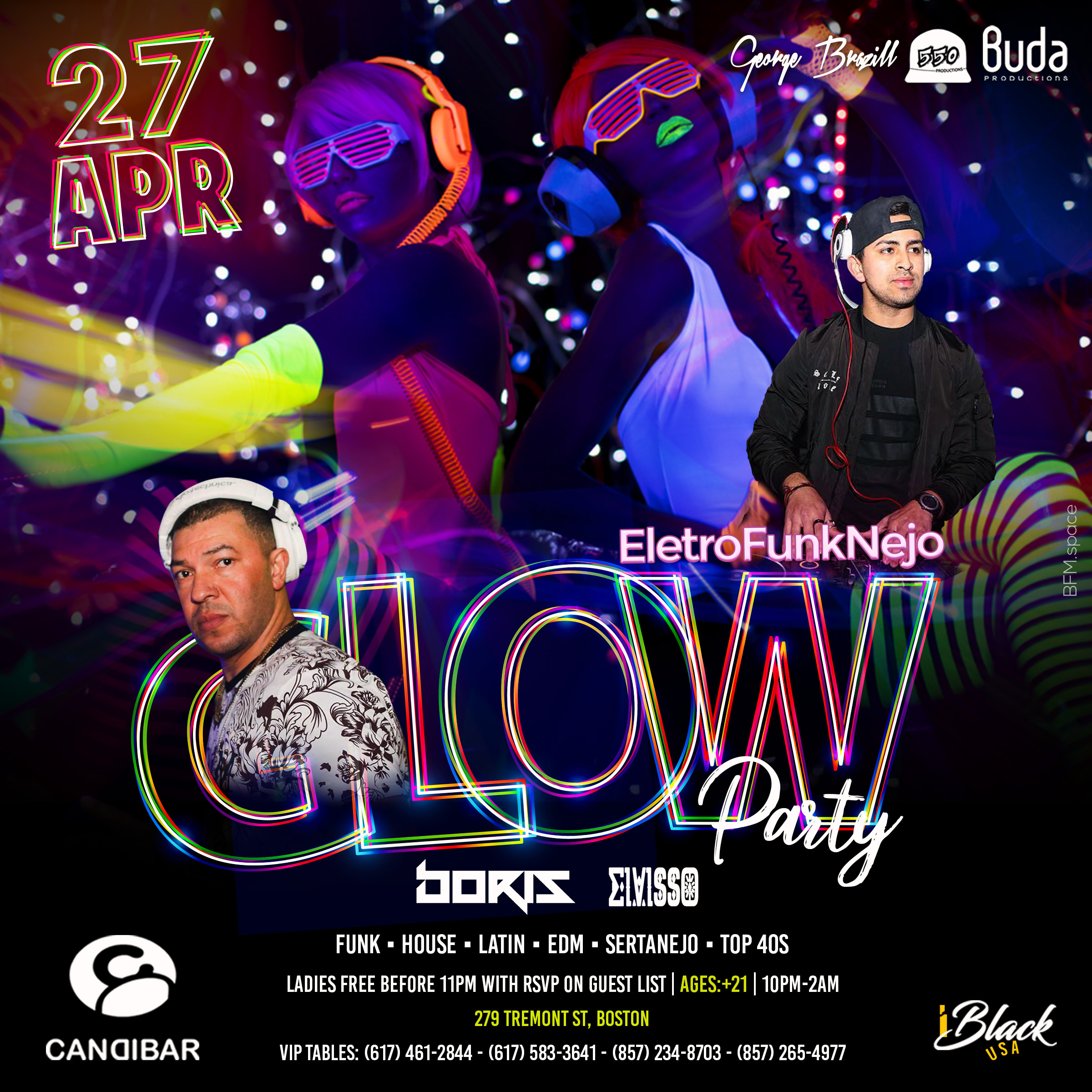 EletroFunkNejo Glow Party Candibar iBlackUSA