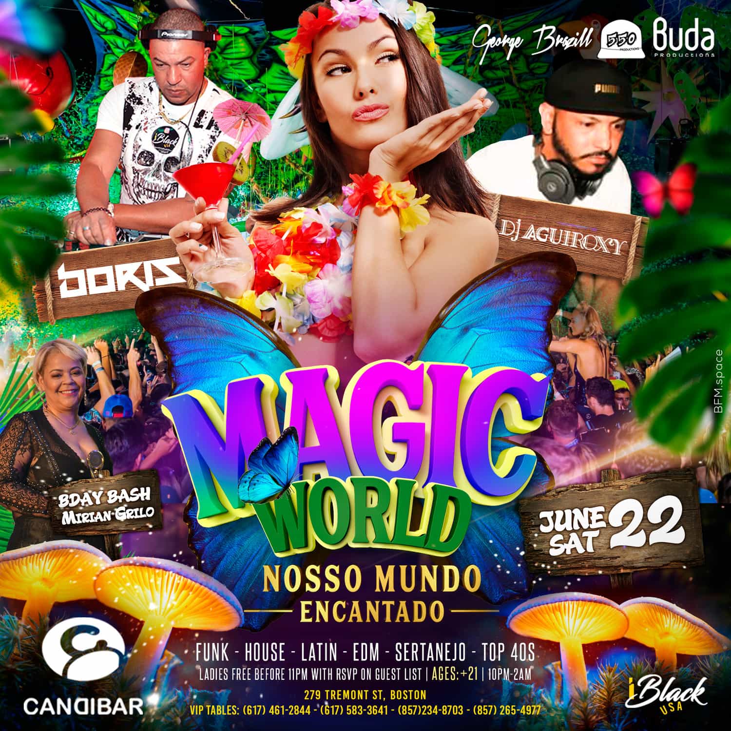 Magic World Candibar June 22 Mirian Grilo