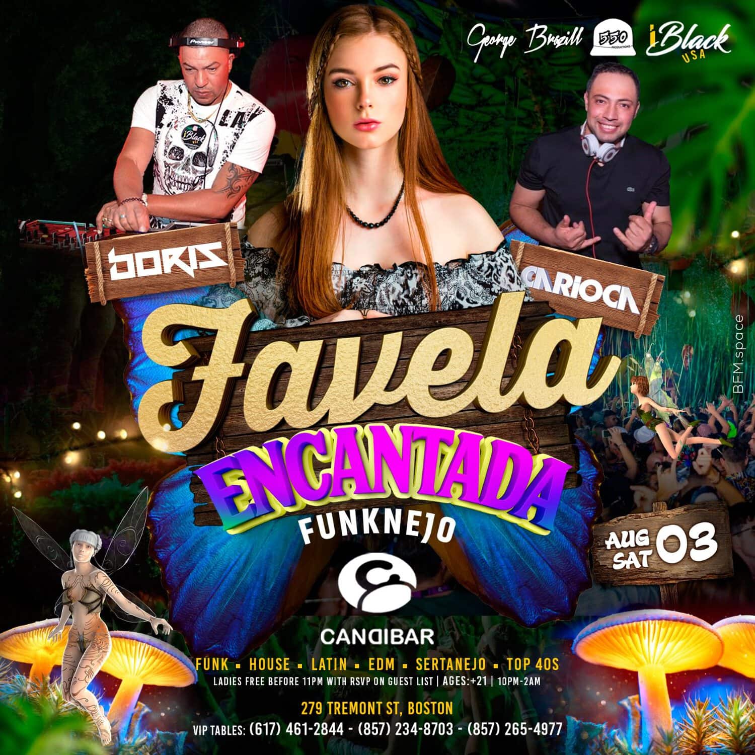 Favela Encantada Funknejo Candibar - 03 de Agosto | iBlackUSA