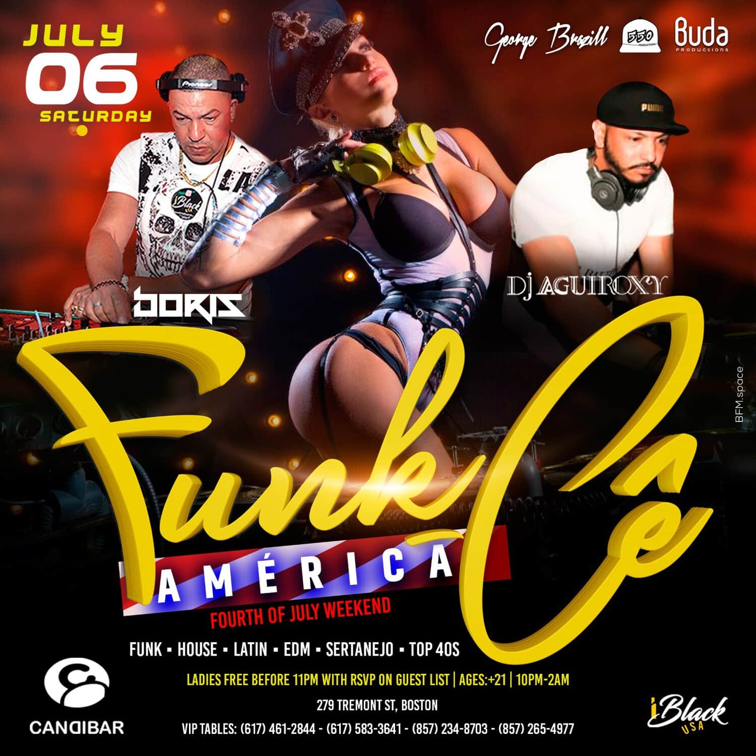 Funk Cê América Candibar Boston | iBlackUSA