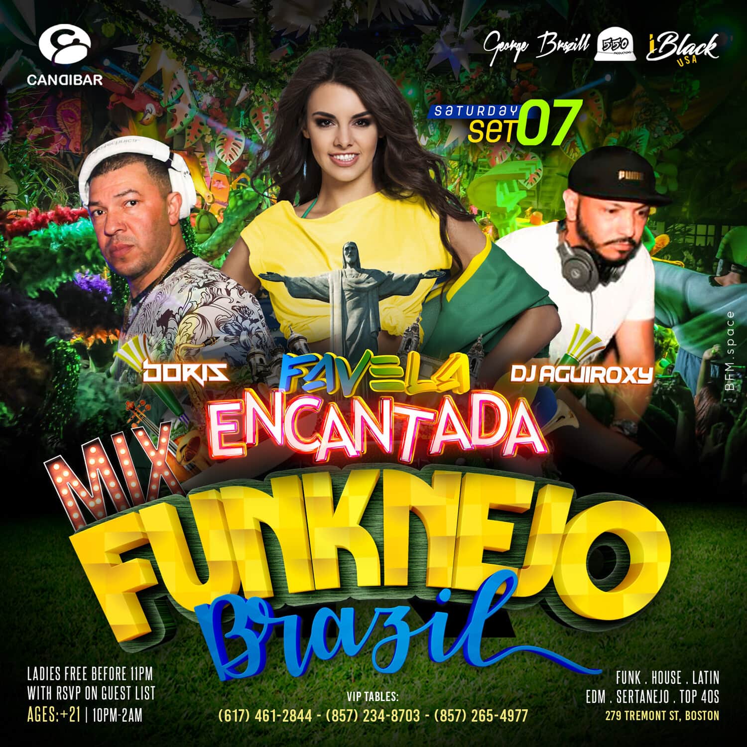 Favela Encantada Mix Funknejo Brazil Candibar Boston 07 SET | iBlackUSA