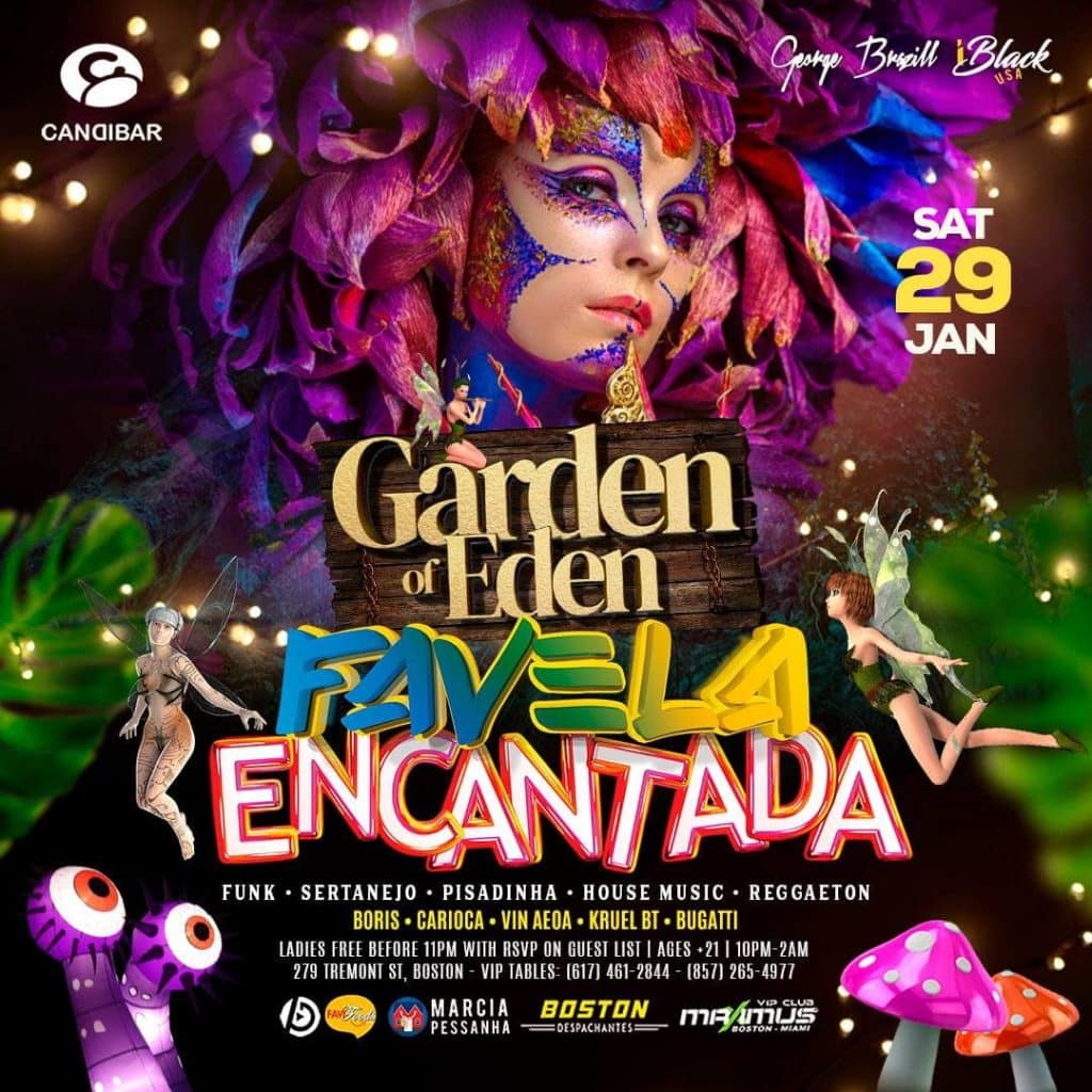 01 29 2022 Garden Of Eden Favela Encantada - Candibar Boston - iBlackUSA