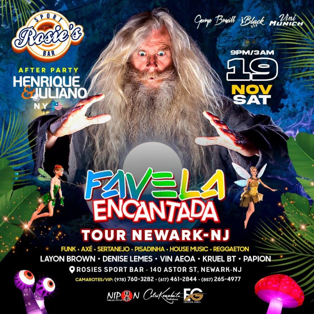 11 19 2022 Tour da Favela Encantada Newark NJ - Sport Rosie's Bar - iBlackUSA