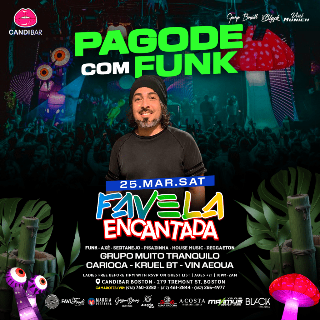 03 25 2023 - Pagode com Funk Favela Encantada - Candibar Boston - iBlackUSA