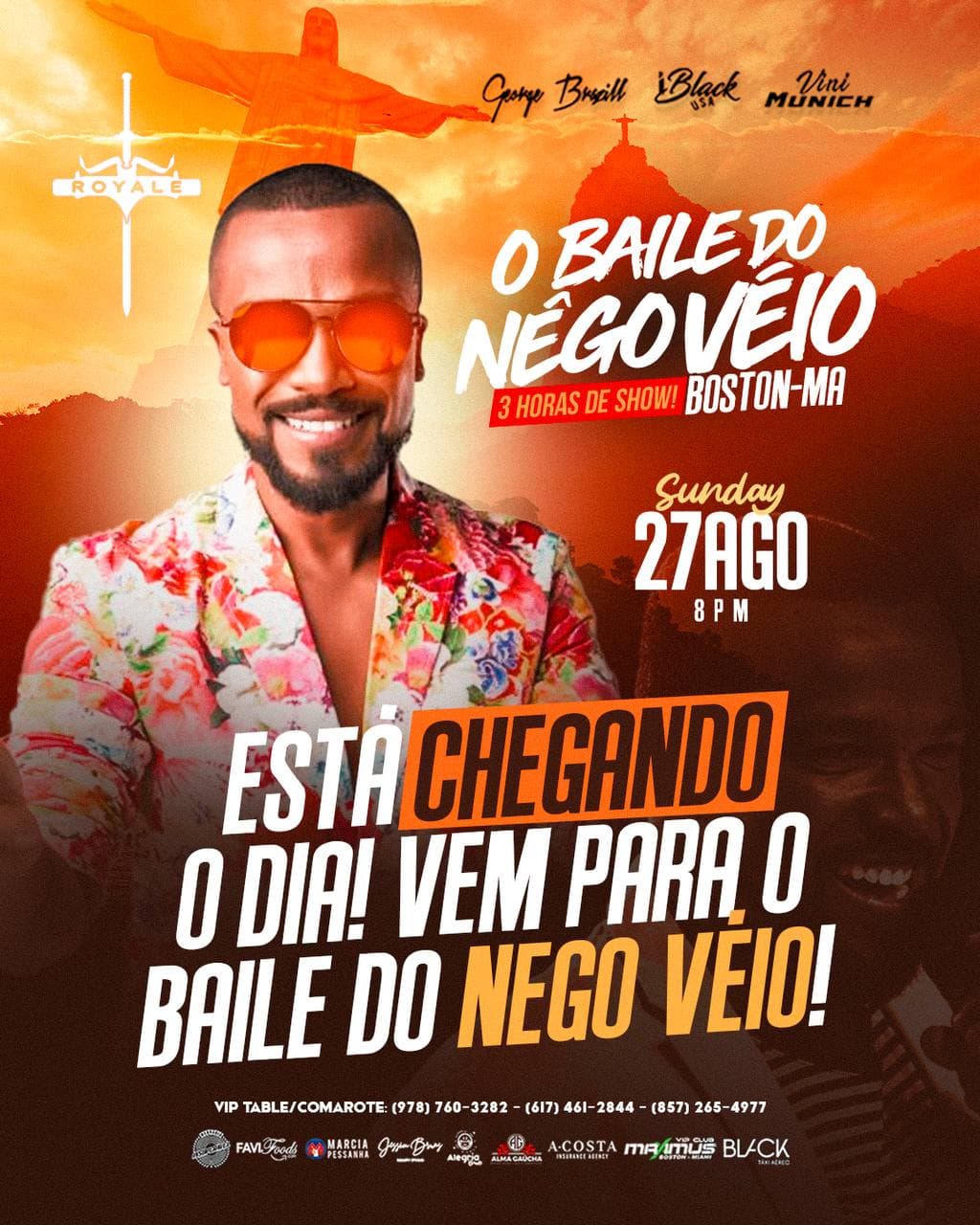 08 27 2023 - Alexandre Pires x Favela Encantada -O Baile do Nego Veio - Sunday - Royale Boston - iBlackUSA