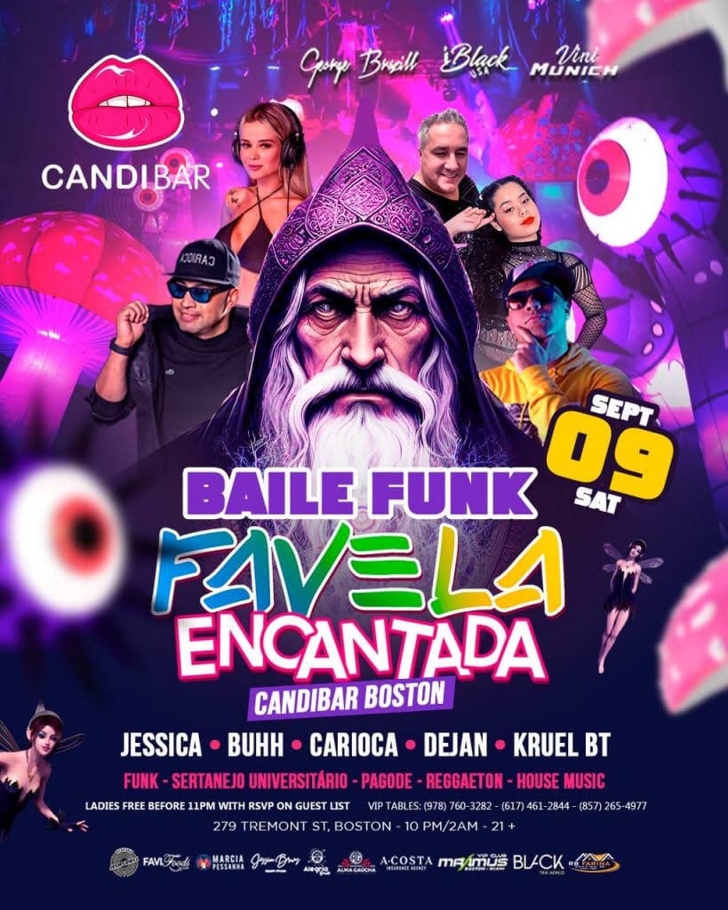09 09 2023 - Baile Funk Favela Encantada - Saturday - Candibar Boston - iBlackUSA