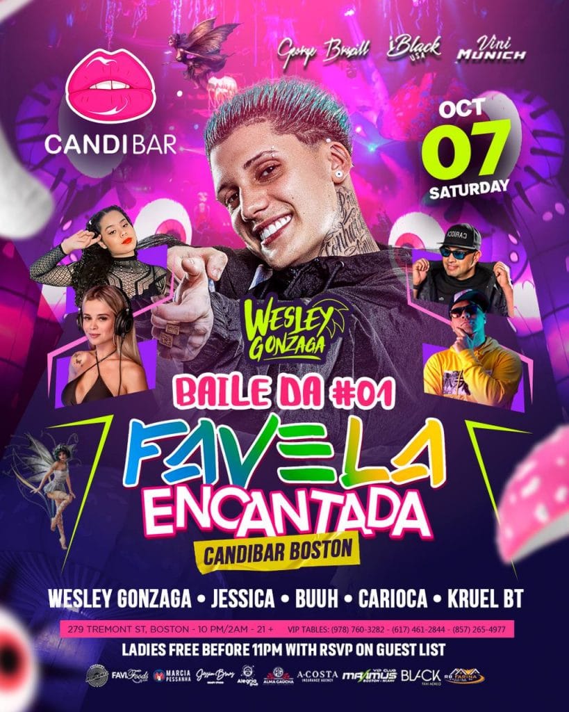 10 07 2023 - Baile da #01 Favela Encantada - Saturday - Candibar Boston - iBlackUSA
