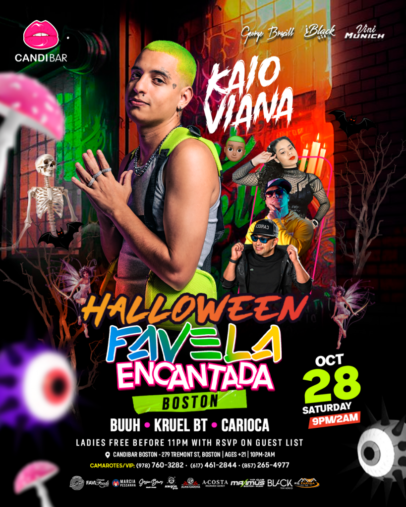 10 28 2023 - Halloween Favela Encantada WithKaio Viana - Saturday - Candibar Boston - iBlackUSA