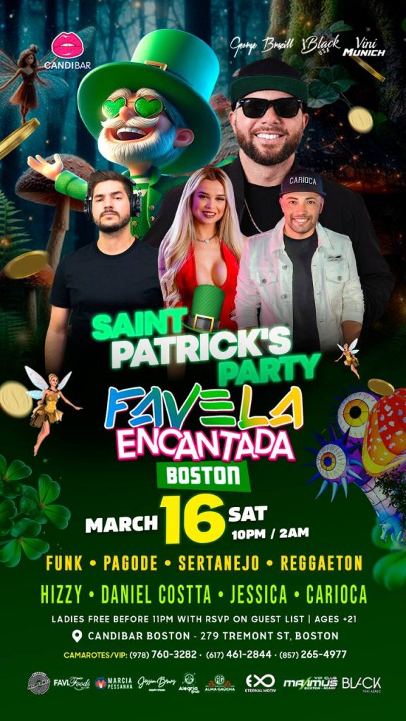 03 16 2024 Saint Patricks Party Favela Encantada - Candibar Boston - iBlackUSA