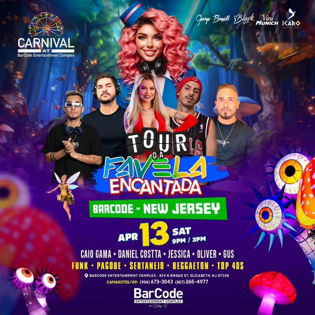 04 13 2024 Tour da Favela Encantada - Carnival at Barcode New Jersey - iBlackUSA