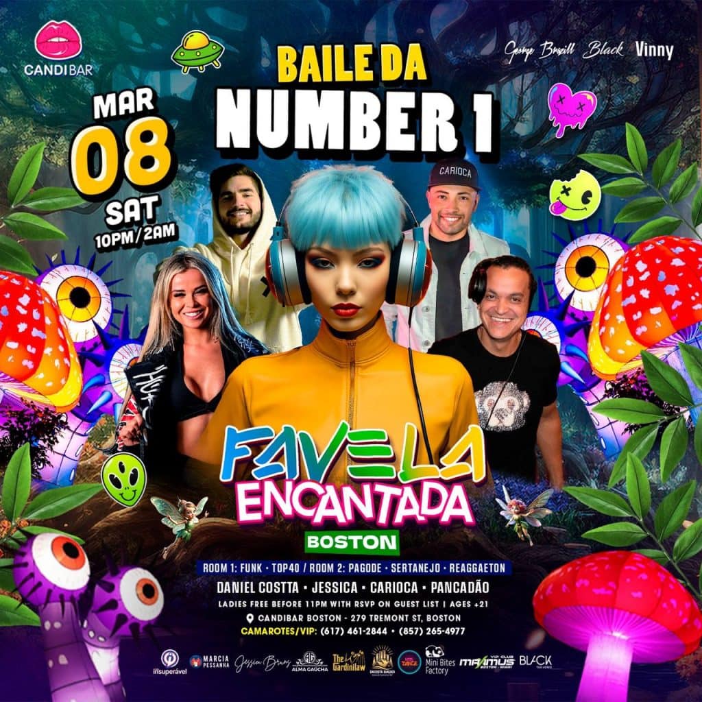 03 08 2025 Baile da Number 1 Favela Encantada Candibar Boston iBlackUSA