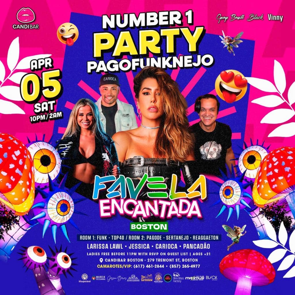 04 05 2025 Number 1 Party PagoFunkNejo Favela Encantada Candibar Boston iBlackUSA