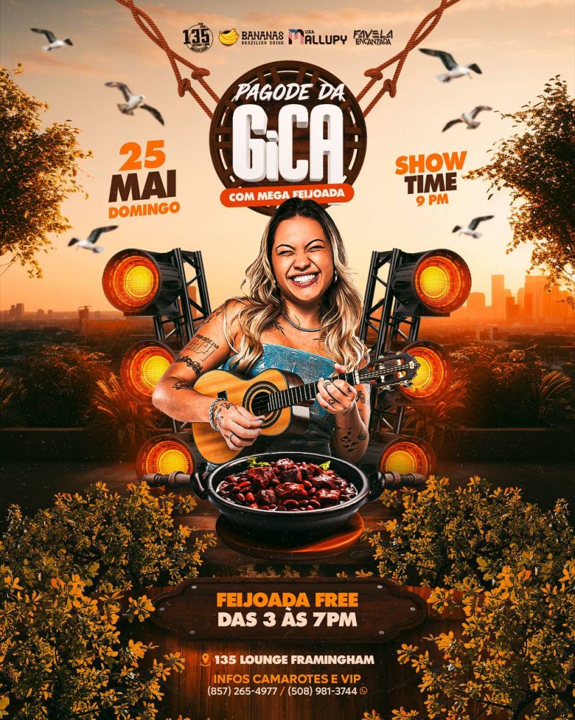 05 25 2025 Pagode da Gica com Mega Feijoada Framingham 135 Lounge iBlackUSA