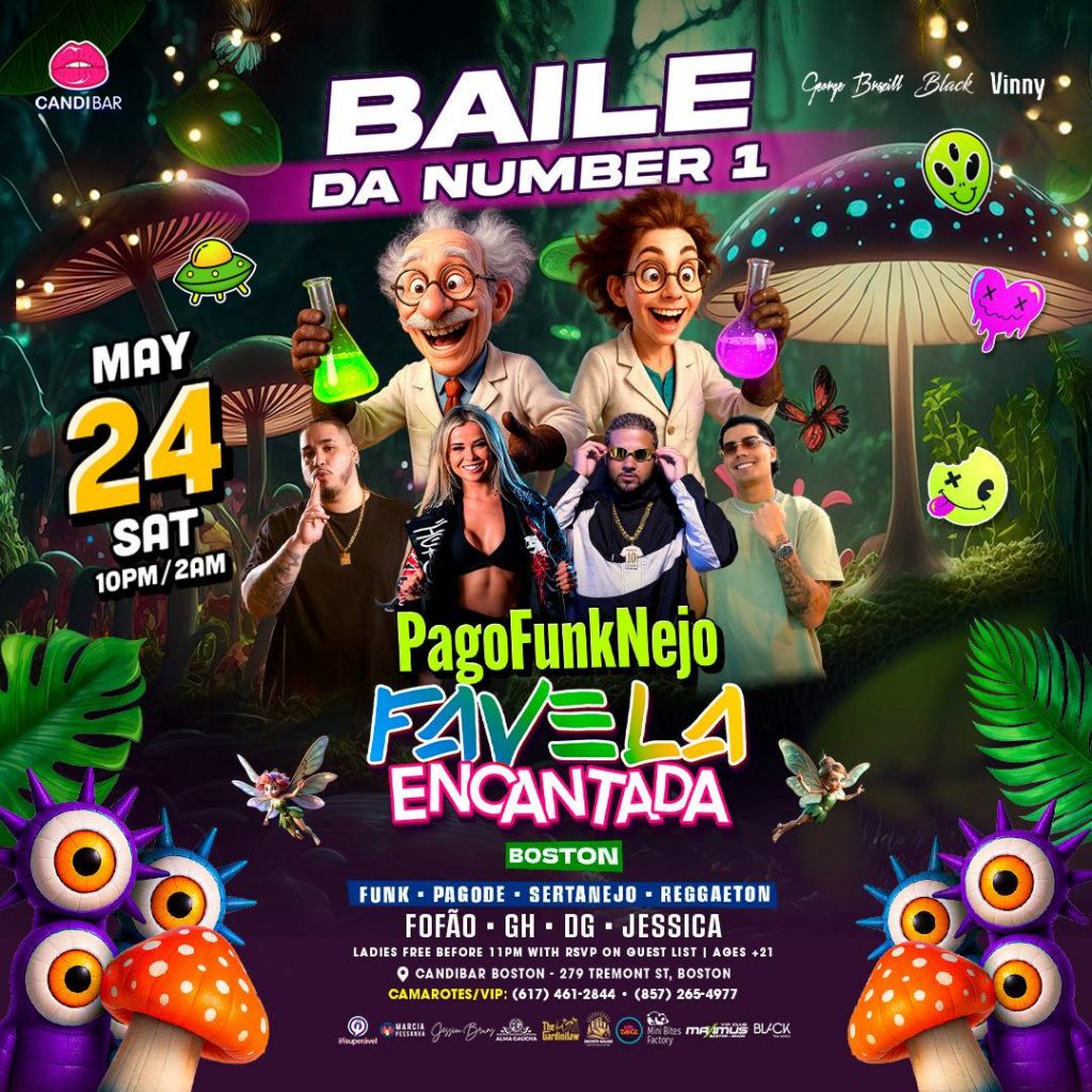 05 26 2025 Baile da Number 1 PagoFunkNejo Favela Encantada Candibar Boston iBlackUSA