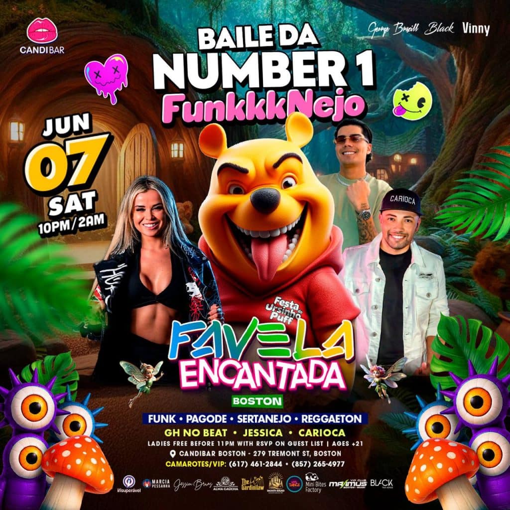 06 07 2025 Baile da Number 1 FunkkkNejo Favela Encantada Candibar Boston iBlackUSA