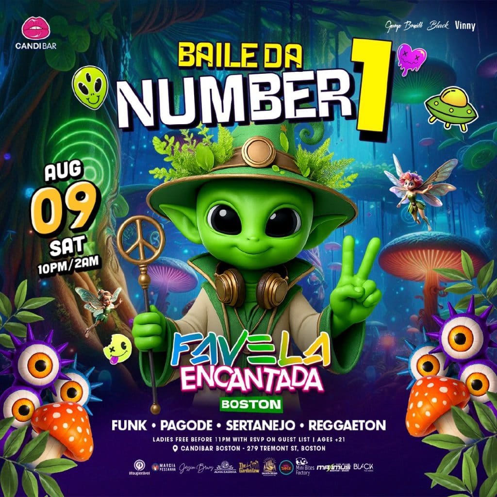 08 09 2025 Baile da Number 1 Favela Encantada Candibar Boston iBlackUSA