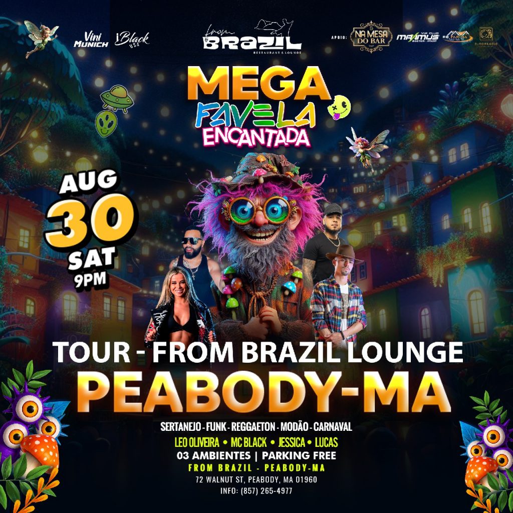 08 30 2025 MEGA FAVELA ENCANTADA TOUR — FROM BRAZIL LOUNGE PEABODY MA IBLACKUSA