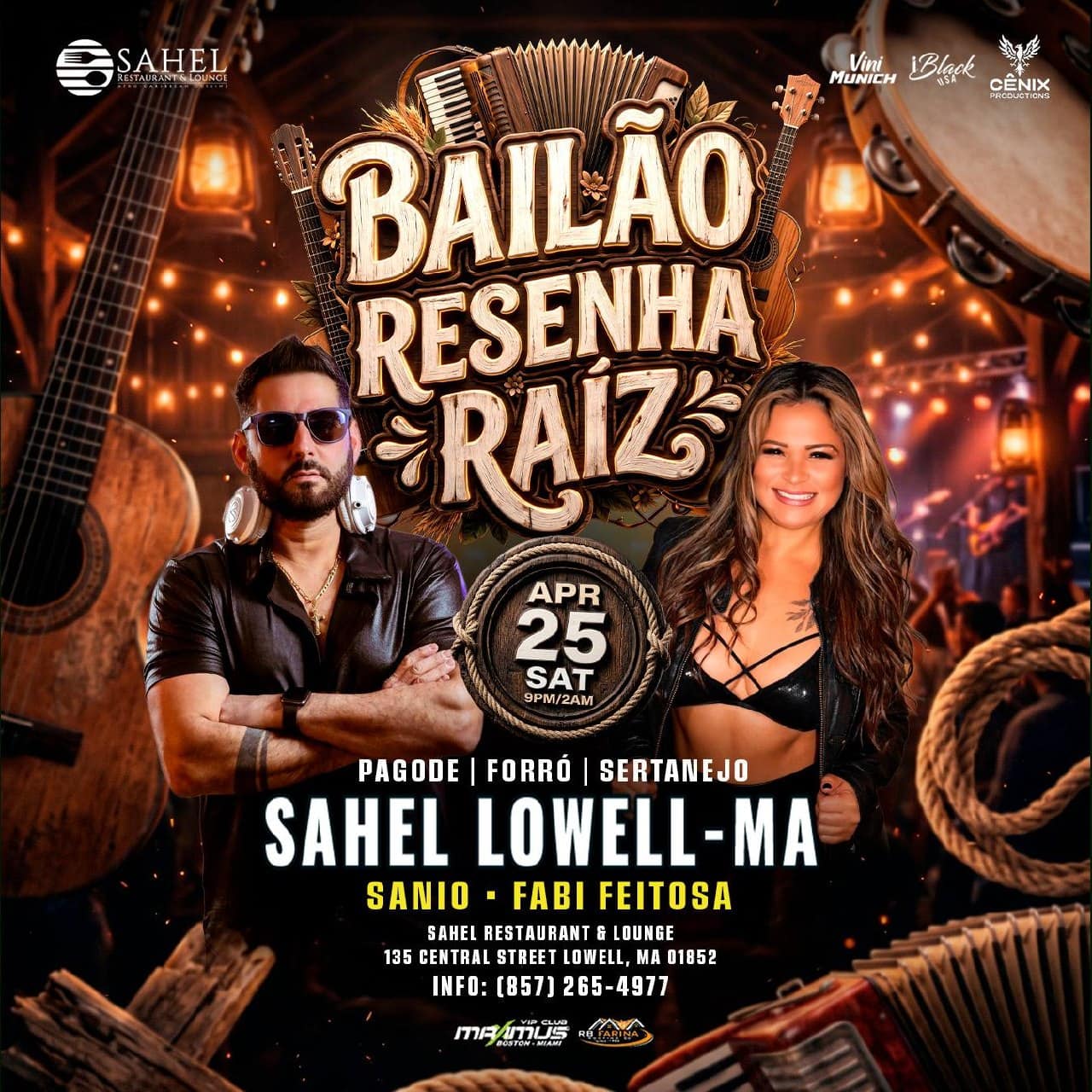 04 25 2026 BAILÃO RESENHA RAIZ FAVELA ENCANTADA — SAHEL LOWELL MA — IBLACKUSA