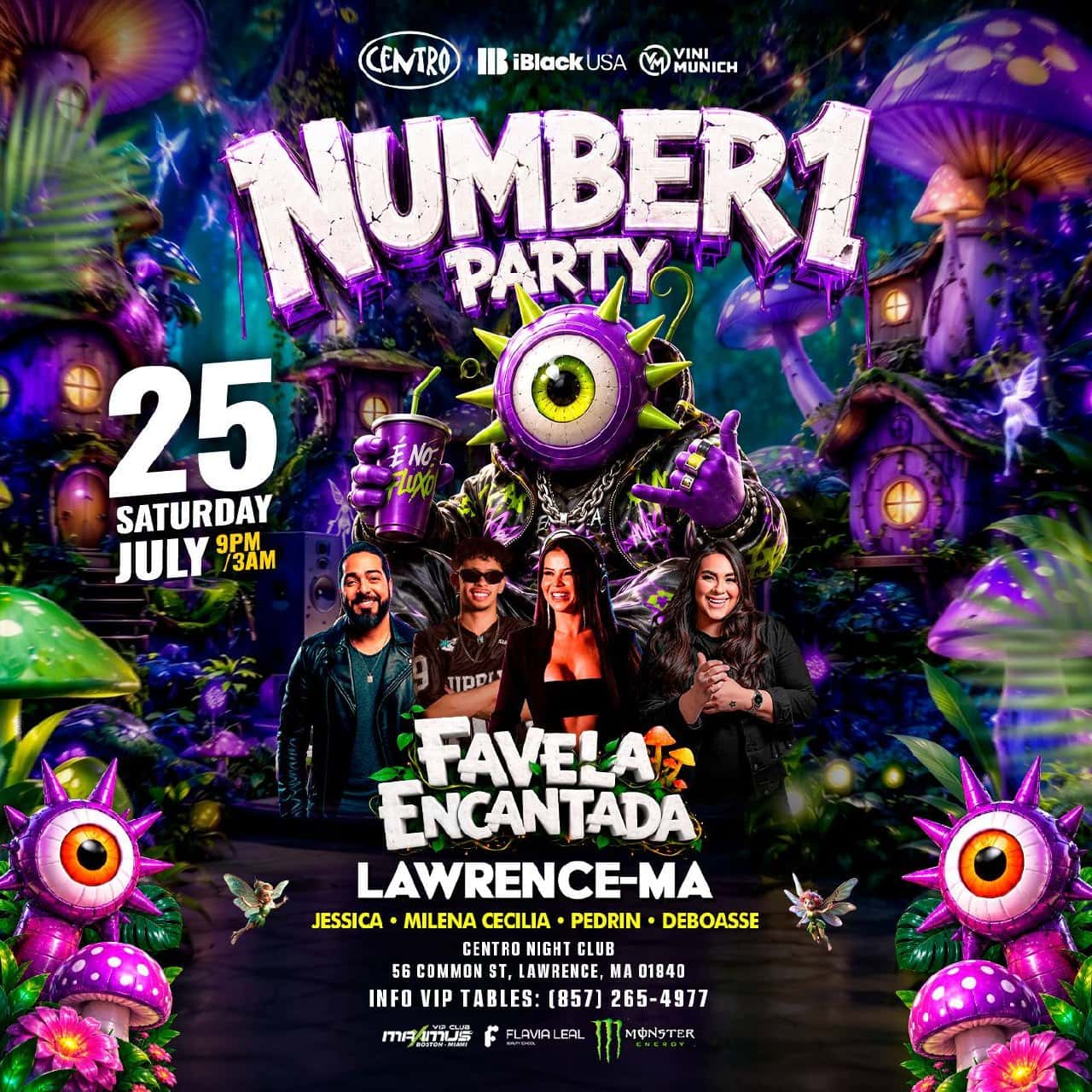 07 25 2026 NUMBER 1 PARTY FAVELA ENCANTADA — CENTRO NIGHT CLUB LAWRENCE - MA — IBLACKUSA