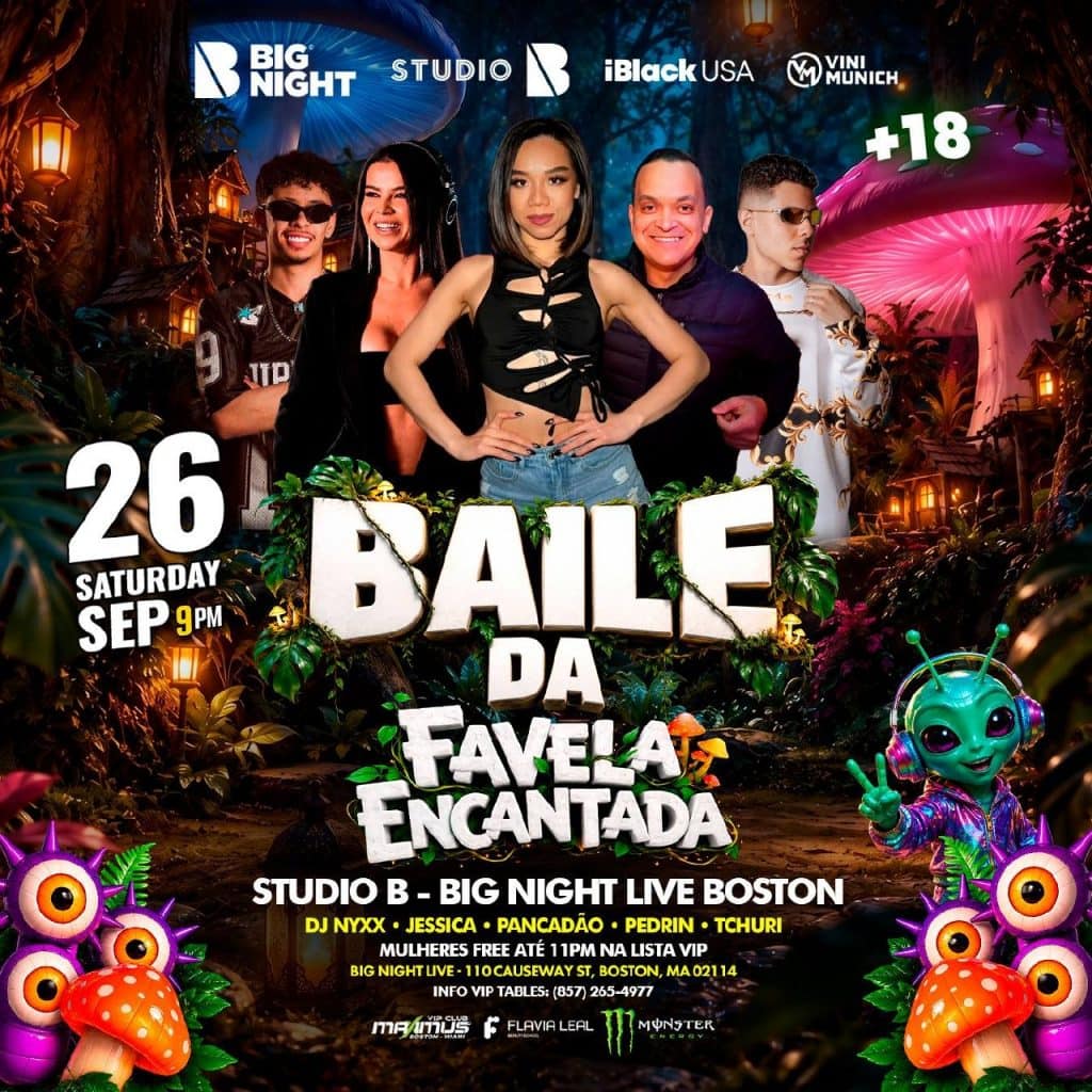 09 26 2026 BAILE DA FAVELA ENCANTADA — STUDIO B BIG NIGHT BOSTON - MA — IBLACKUSA